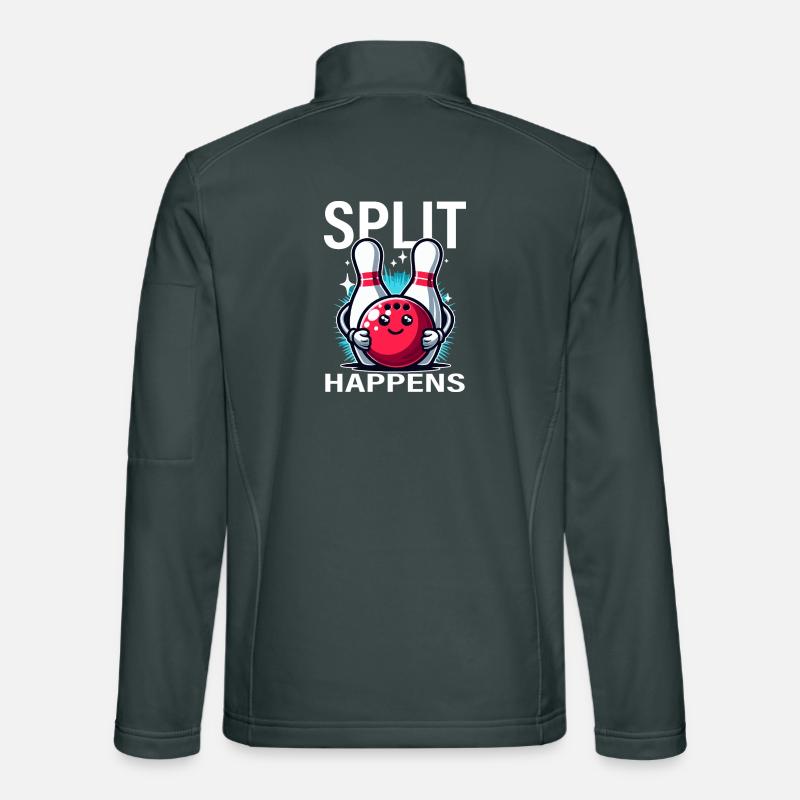 Split kommt Bowling-Freude Unisex Softshelljacke