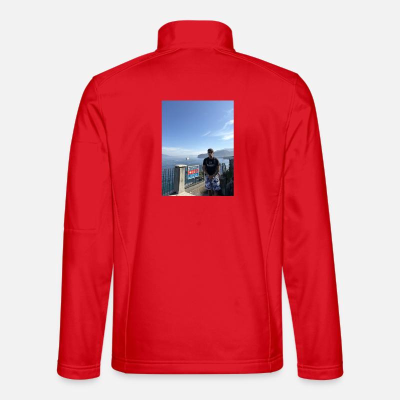 IDGAF shirt - Unisex Softshell Jacket - red