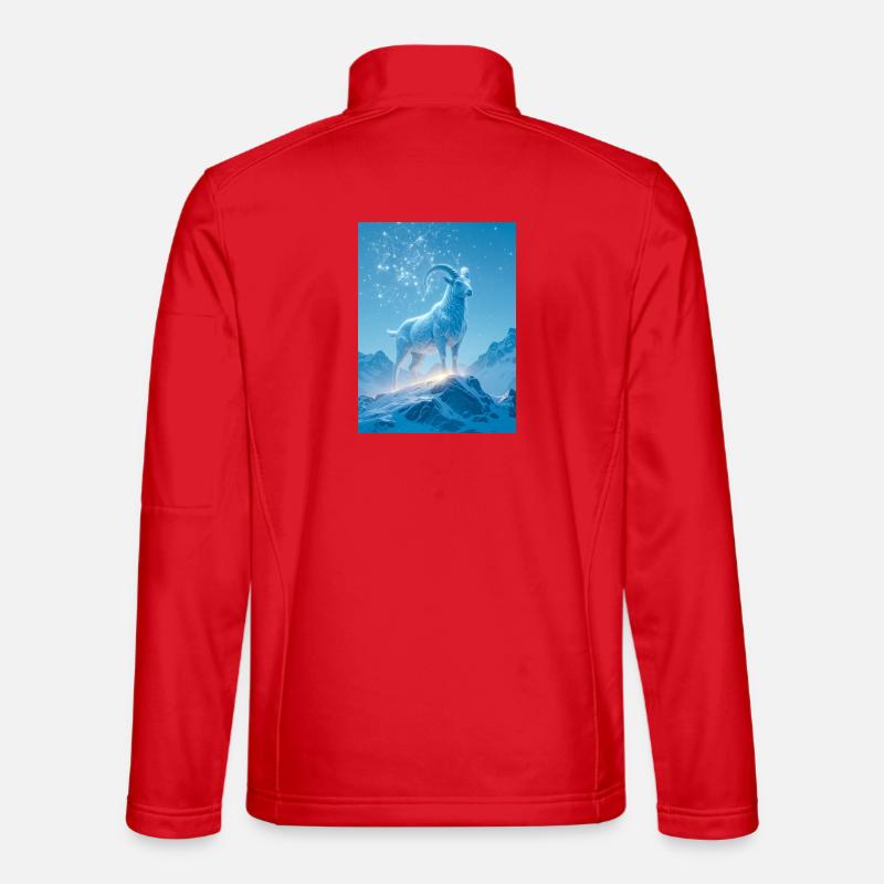 Ancient cosmic guardian ascending - Unisex Softshell Jacket - red