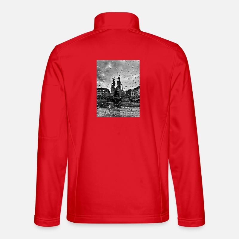 to oldtown Zurich - Unisex Softshelljacke - Rot