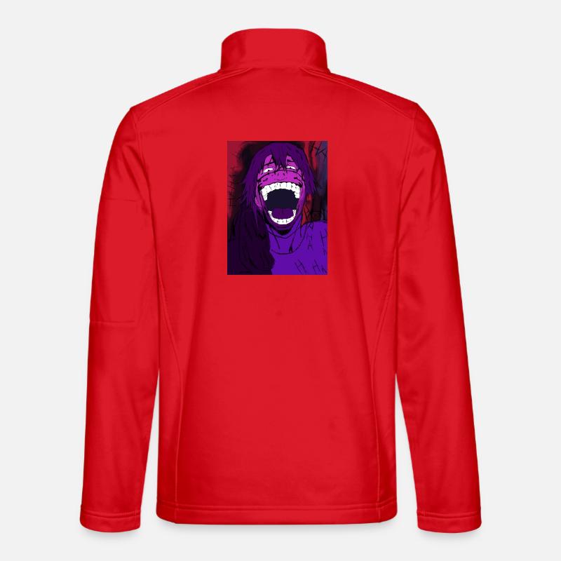Verfluchtes Lachen - Unisex Softshelljacke - Rot