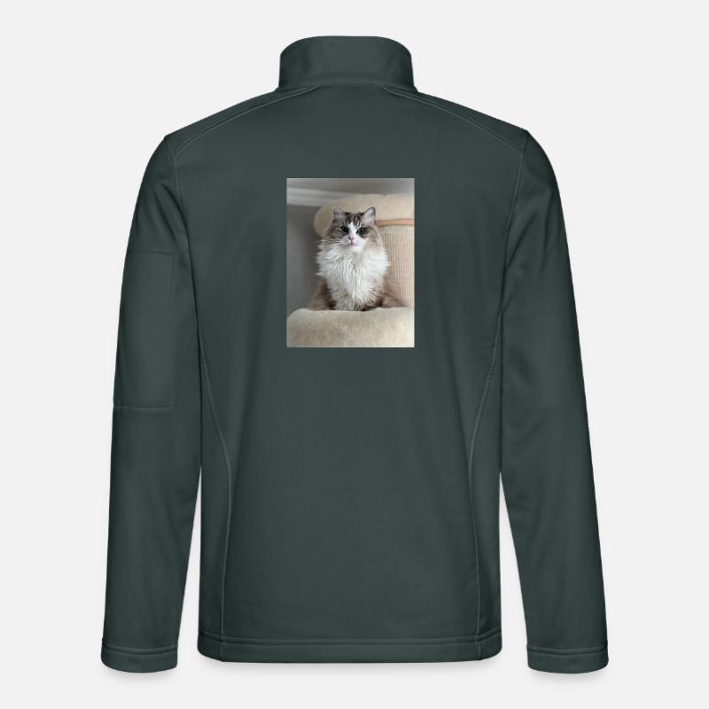 Fluffy Cat King Unisex Softshell Jacket