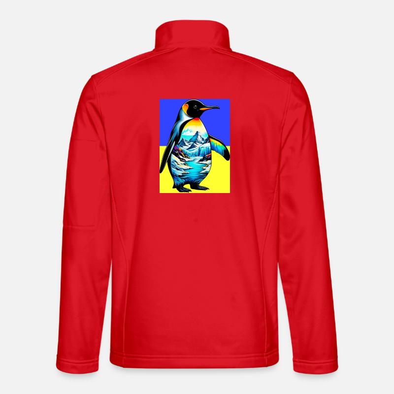 penguin - Unisex Softshell Jacket - red