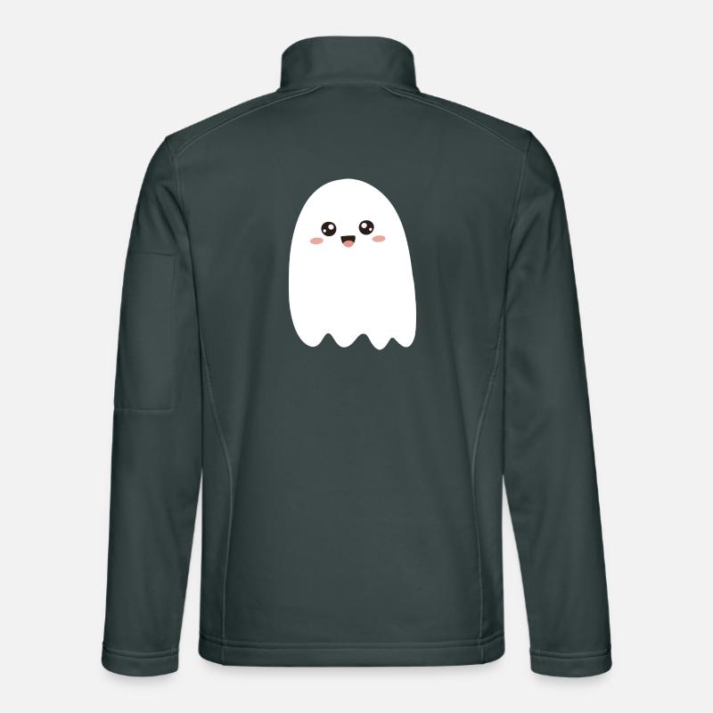 Kawaii Ghost Smile Tee Unisex Softshelljacke