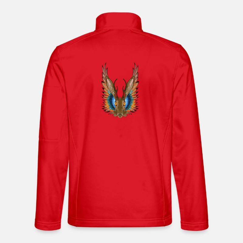 Wolpertinger - Unisex Softshell Jacket - red