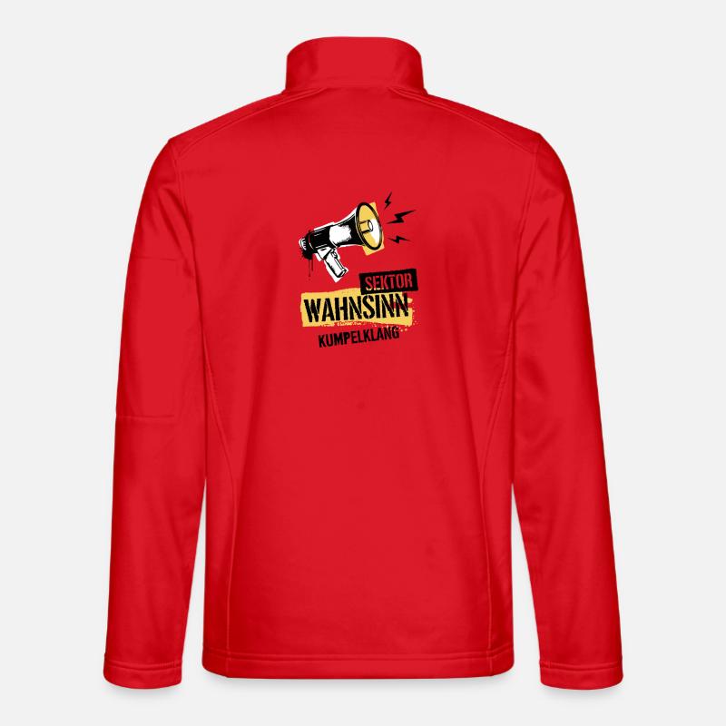 Sektor Wahnsinn - Unisex Softshelljacke - Rot