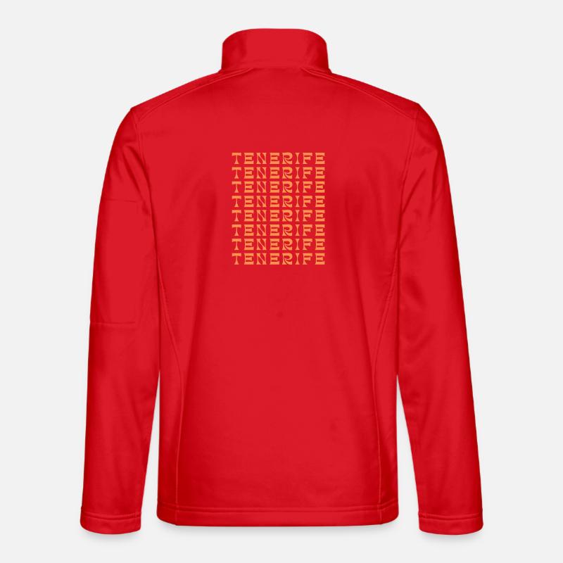 Tenerife Grid Pattern Unisex Softshell Jacket