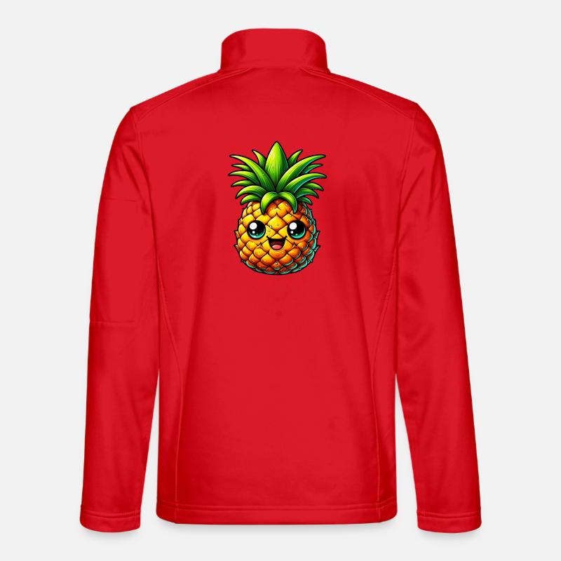 Ananas - Unisex Softshelljacke - Rot