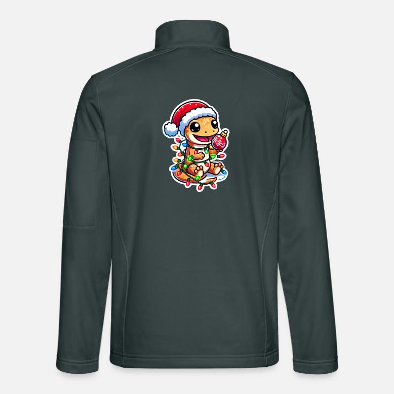 Gecko de Noël Gleg Veste en tissu softshell Unisexe