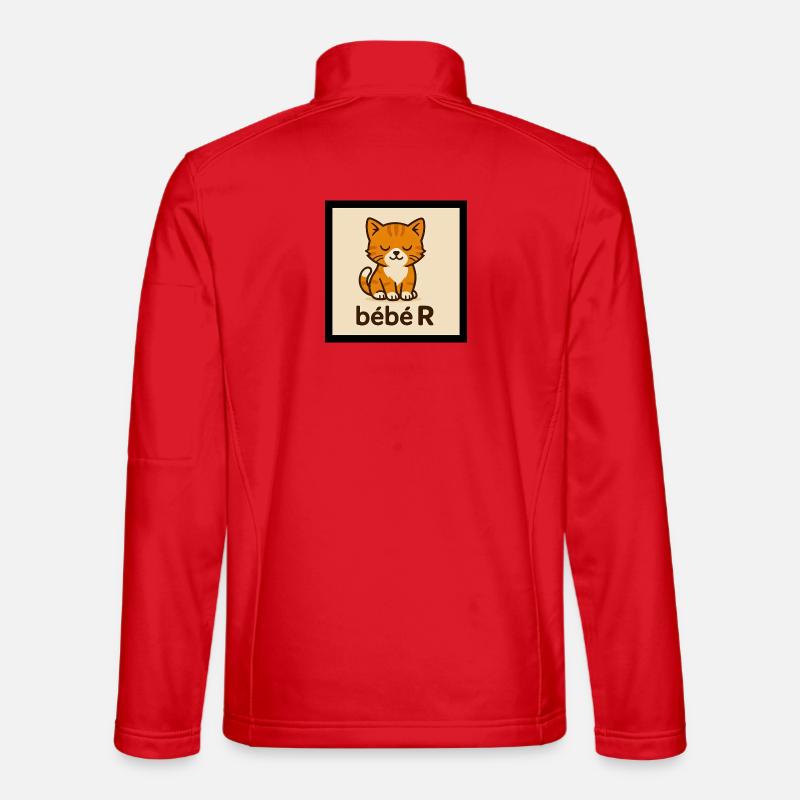 Baby R - Unisex Softshelljacke - Rot
