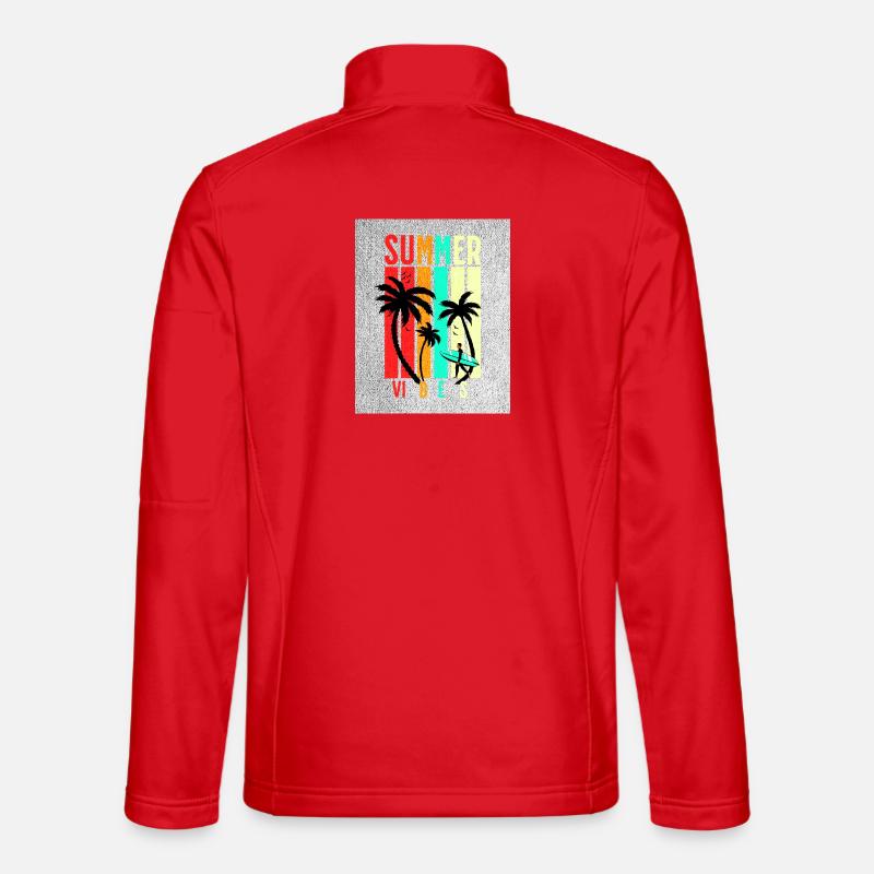 Summer Vibez - Unisex Softshelljacke - Rot