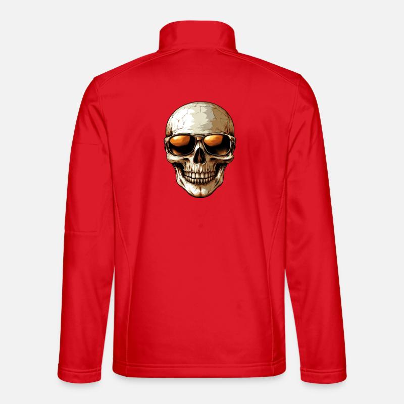 Schicker Totenkopf Unisex Softshelljacke