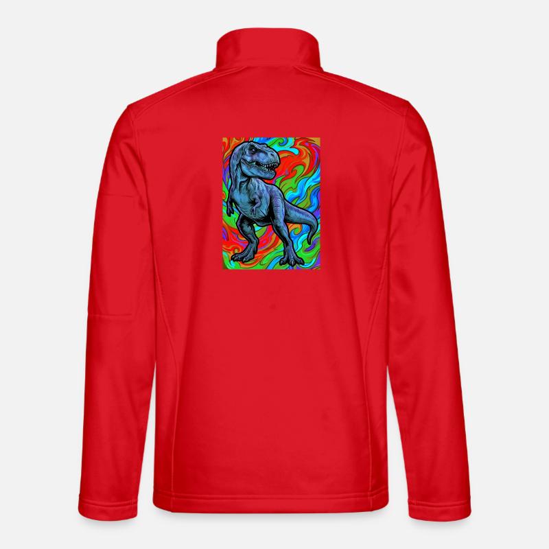 dinosaure Veste en tissu softshell Unisexe