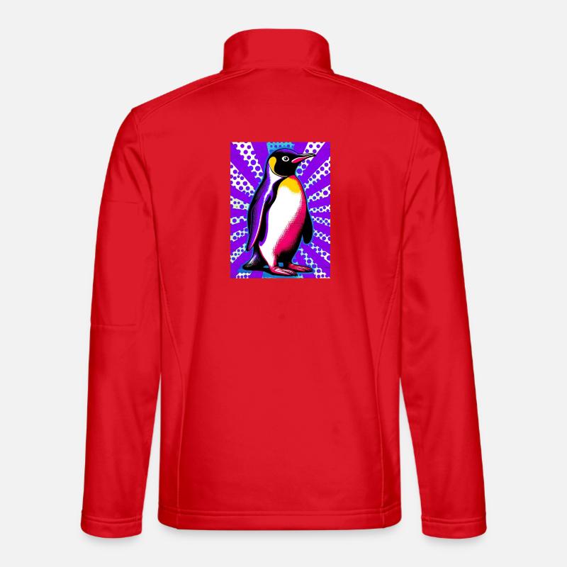Pinguin - Unisex Softshelljacke - Rot
