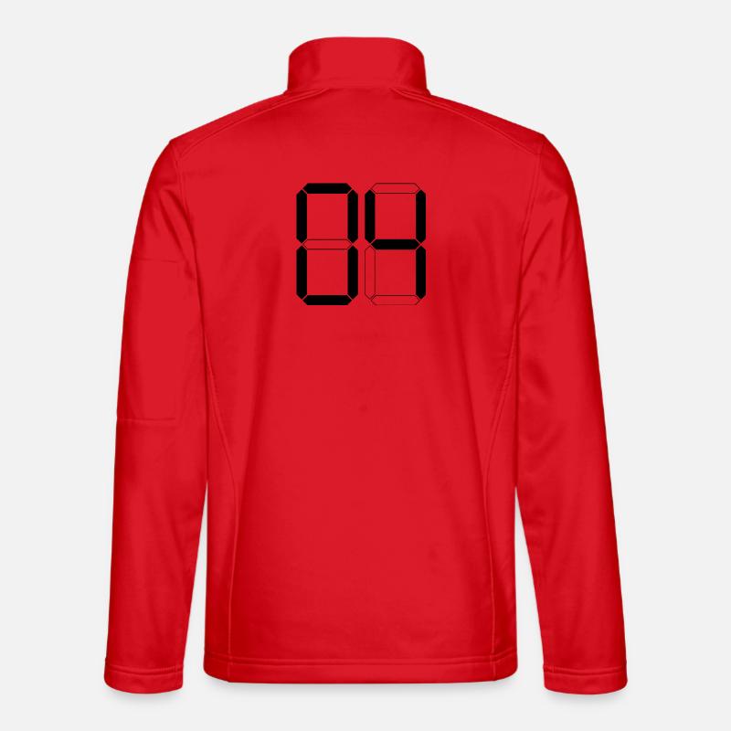NUMÉRO 04 Zero Four Cadeau d’anniversaire numérique Veste en tissu softshell Unisexe