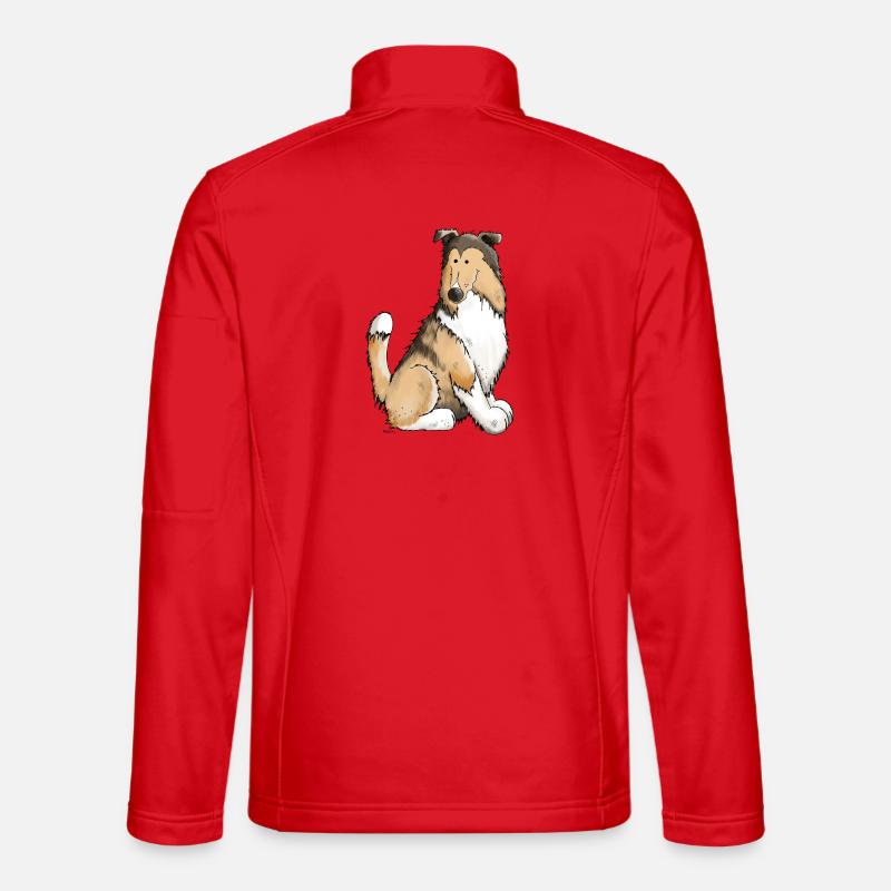 Collie Cleo - Unisex Softshell Jacket - red