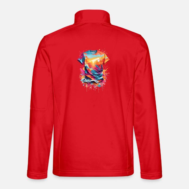 Graffiti T-shirt - Unisex Softshell Jacket - red