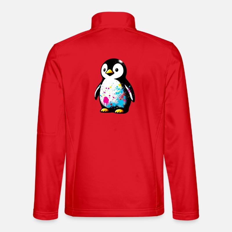Penguin - Unisex Softshell Jacket - red