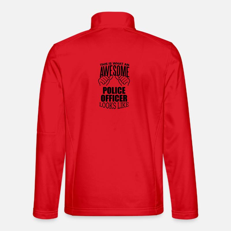 Polizei - Unisex Softshelljacke - Rot