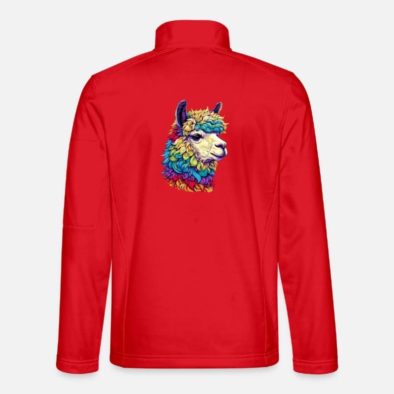 Alpaka - Unisex Softshelljacke - Rot
