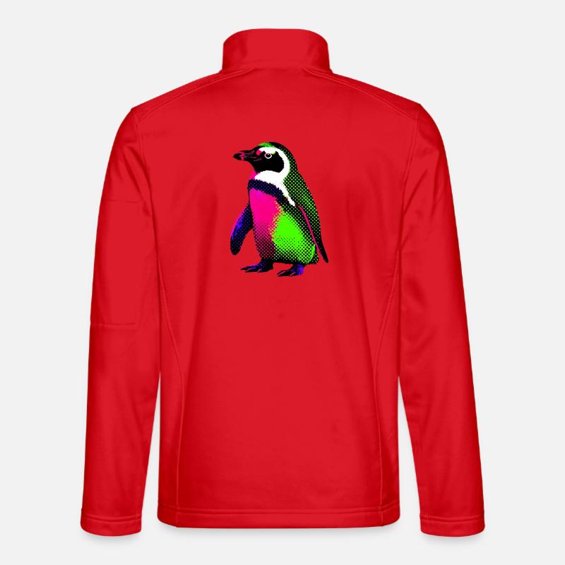 Penguin - Unisex Softshell Jacket - red
