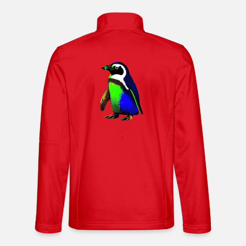 Pinguin - Unisex Softshelljacke - Rot