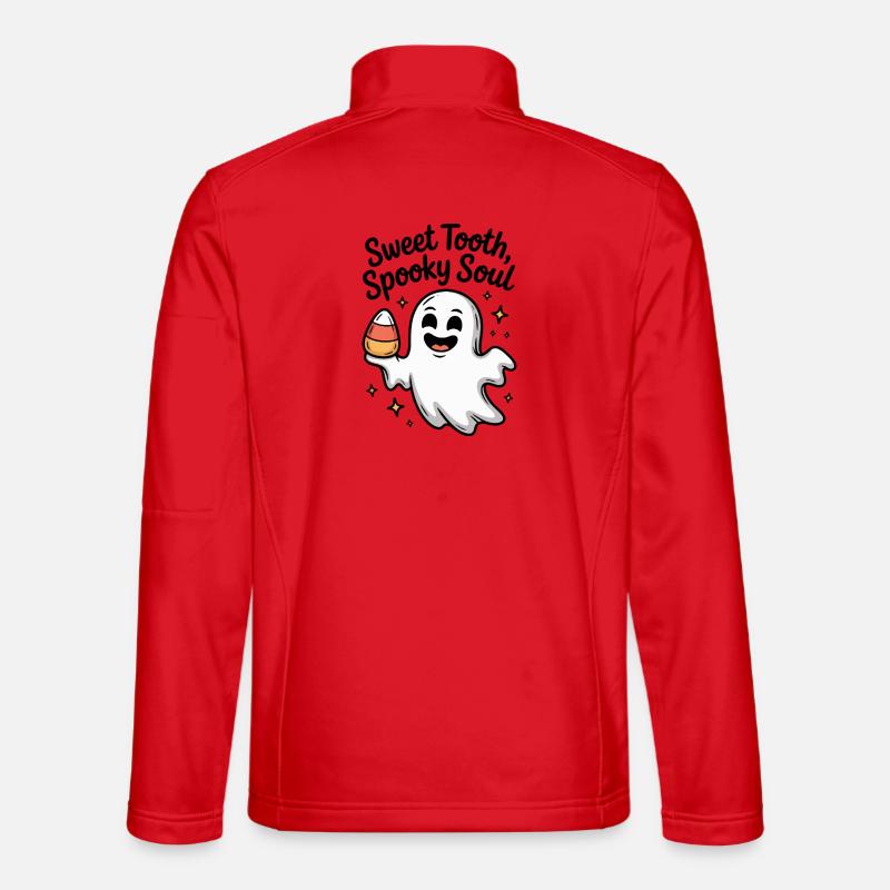 Naschkatze Spooky Soul - Unisex Softshelljacke - Rot