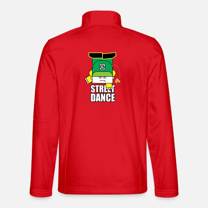 Green Street Dance Bot - Unisex Softshelljacke - Rot