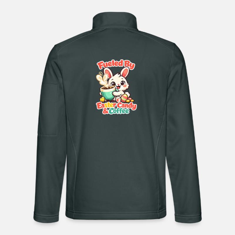 Bunny Bunny Spring Summer Easter Garden Unisex Softshell Jacket