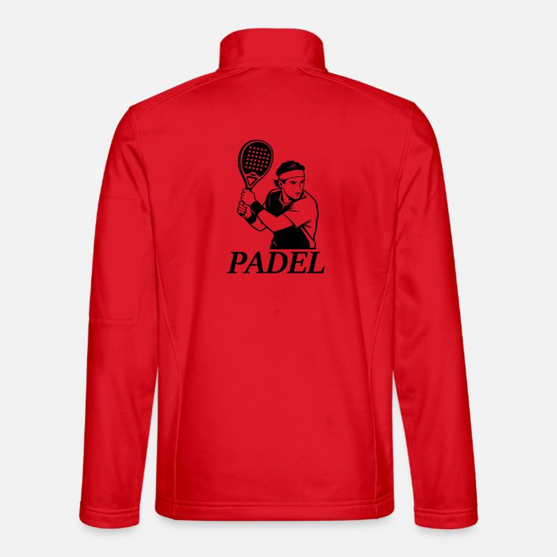 padel player - Unisex Softshell Jacket - red