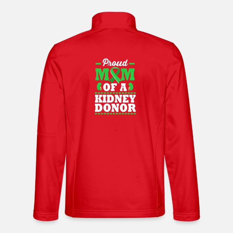 Nierenspender Transplantation Organspende - Unisex Softshelljacke - Rot