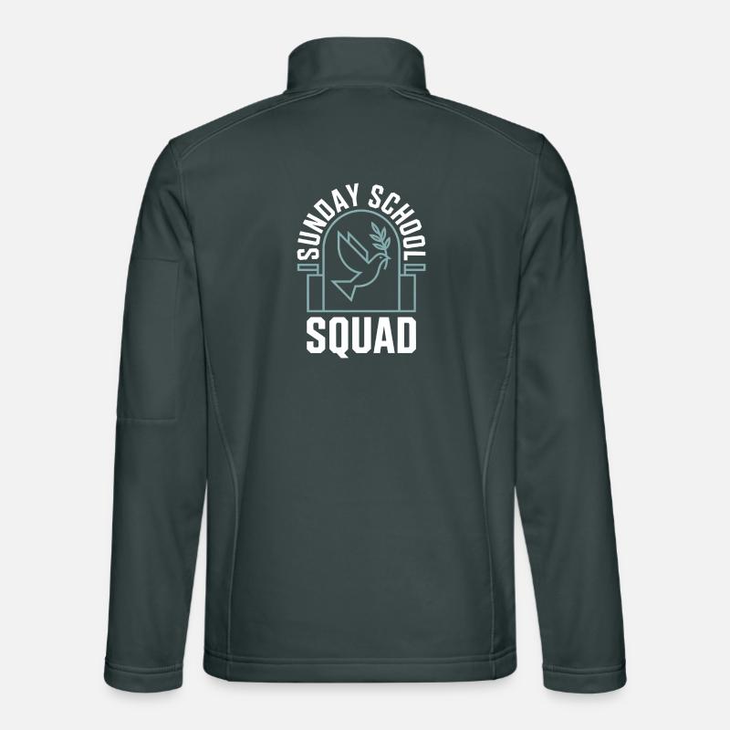 Équipe d’école du dimanche Veste en tissu softshell Unisexe