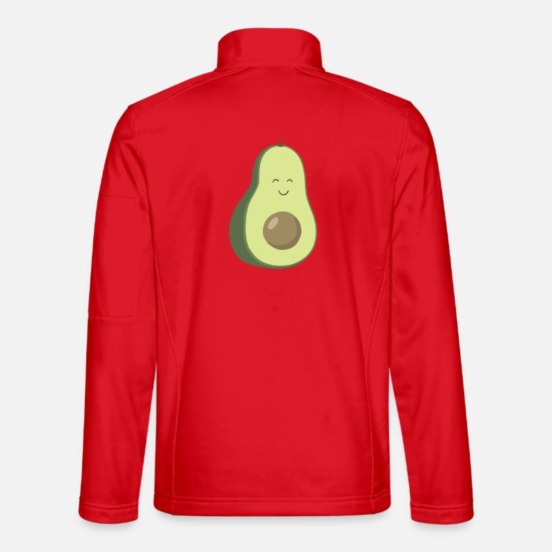 avocado - Unisex Softshell Jacket - red