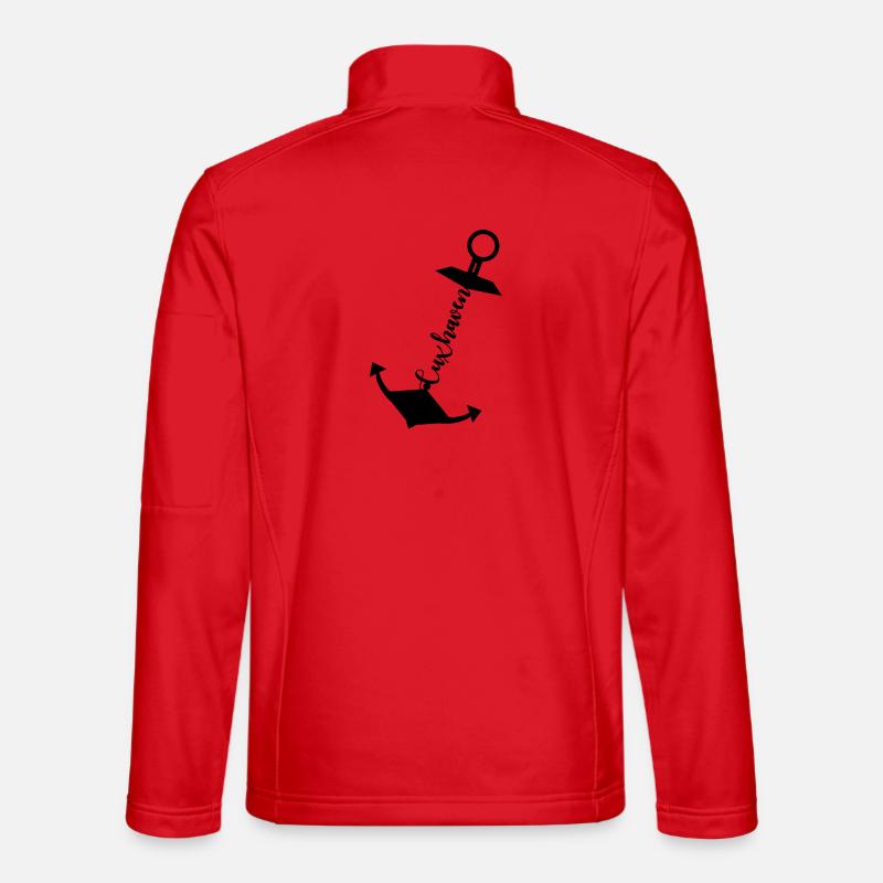 Cuxhaven Anker - Unisex Softshelljacke - Rot