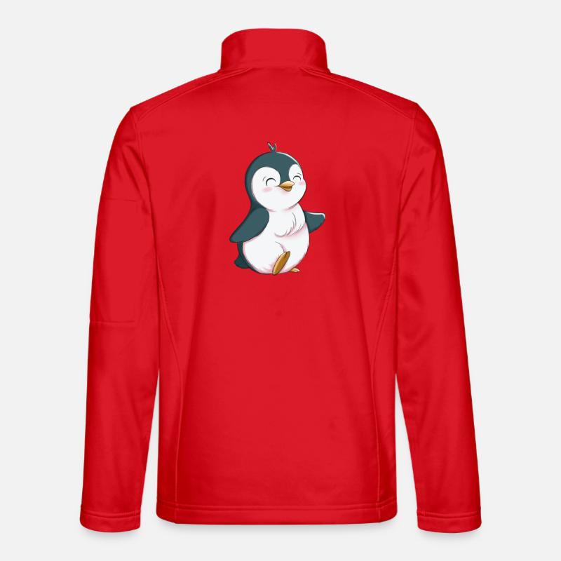Süßer Pinguin Unisex Softshelljacke