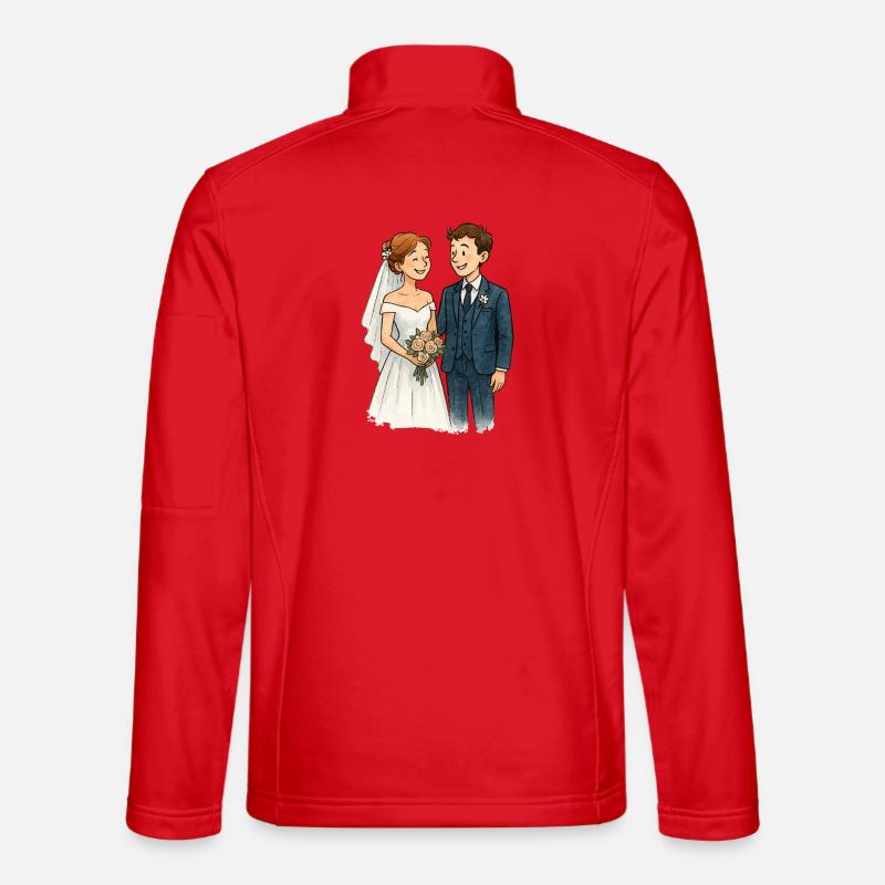 ehepaar-comic Unisex Softshelljacke