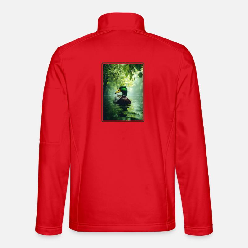 Enten Ente - Unisex Softshelljacke - Rot