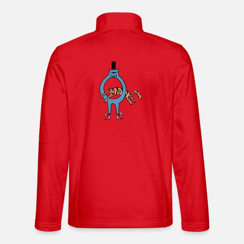 Tiger_Jump Unisex Softshell Jacket