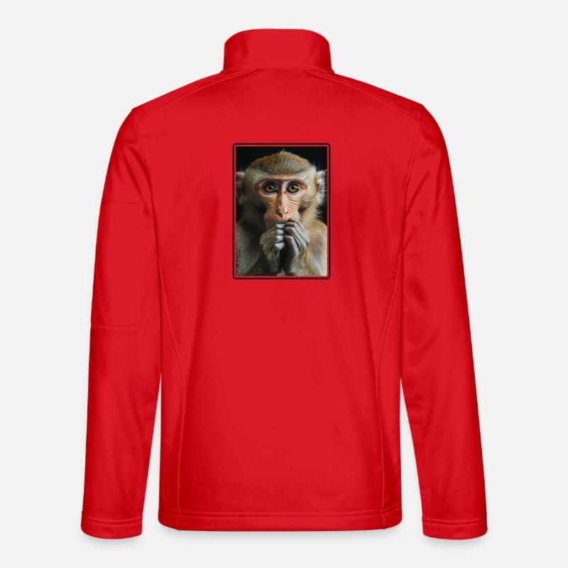 Macaque Macaque - Unisex Softshell Jacket - red