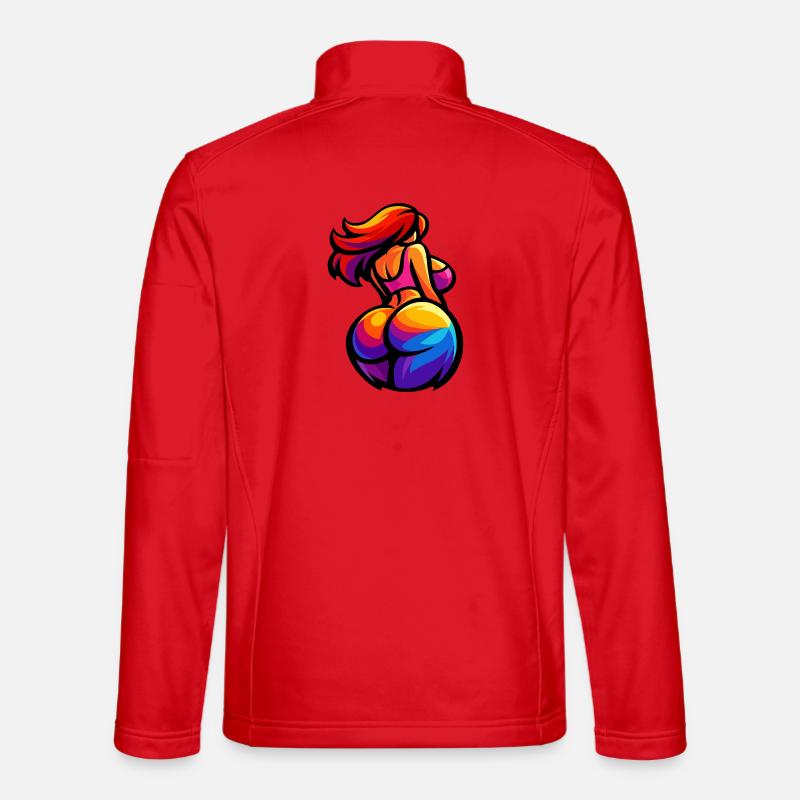 Female Forms - Unisex Softshell Jacket - red