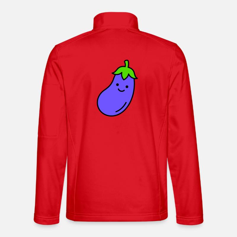 Aubergine - Unisex Softshelljacke - Rot