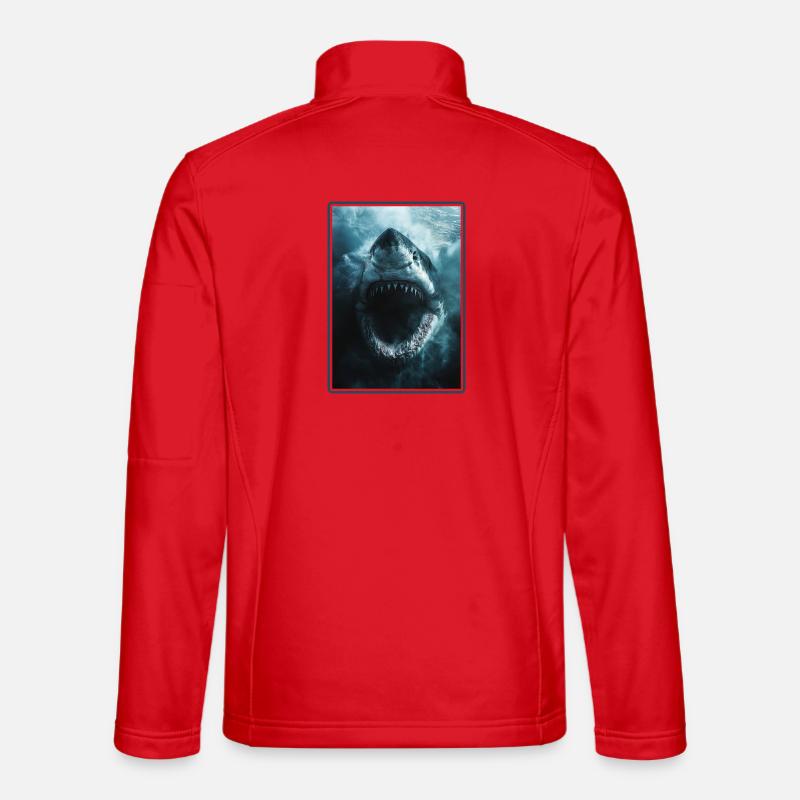 Megalodons Megalodon - Unisex Softshelljacke - Rot