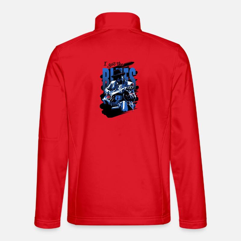 Fick blues - Softshelljacka unisex - röd