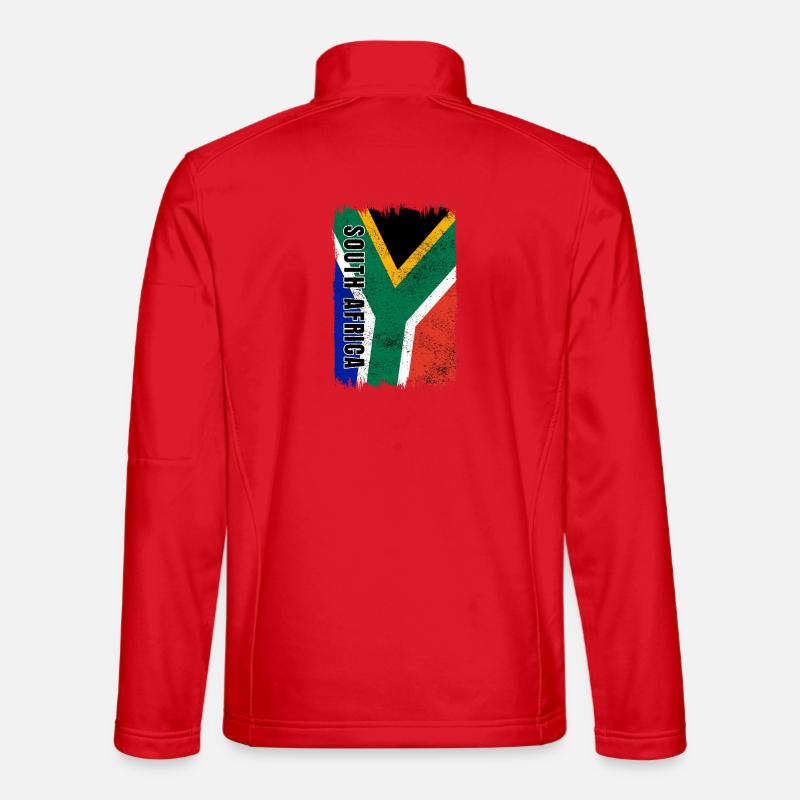 drapeau afrique du sud Veste en tissu softshell Unisexe