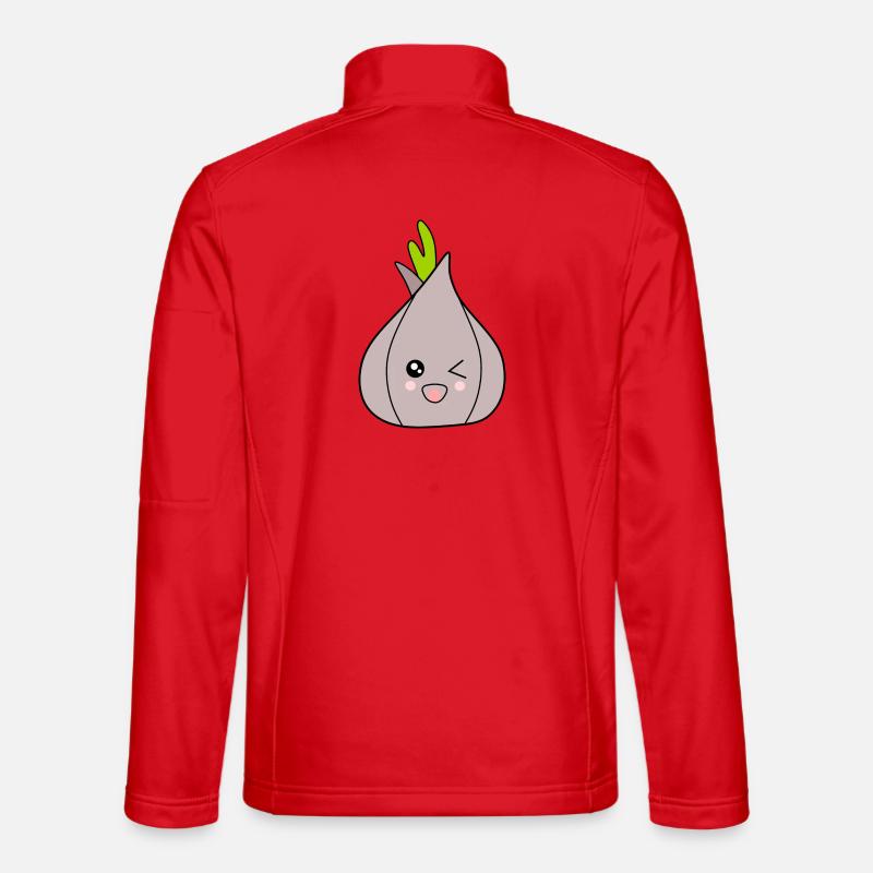 Carnival, Carnival, Costume, Onion, Garlic - Unisex Softshell Jacket - red