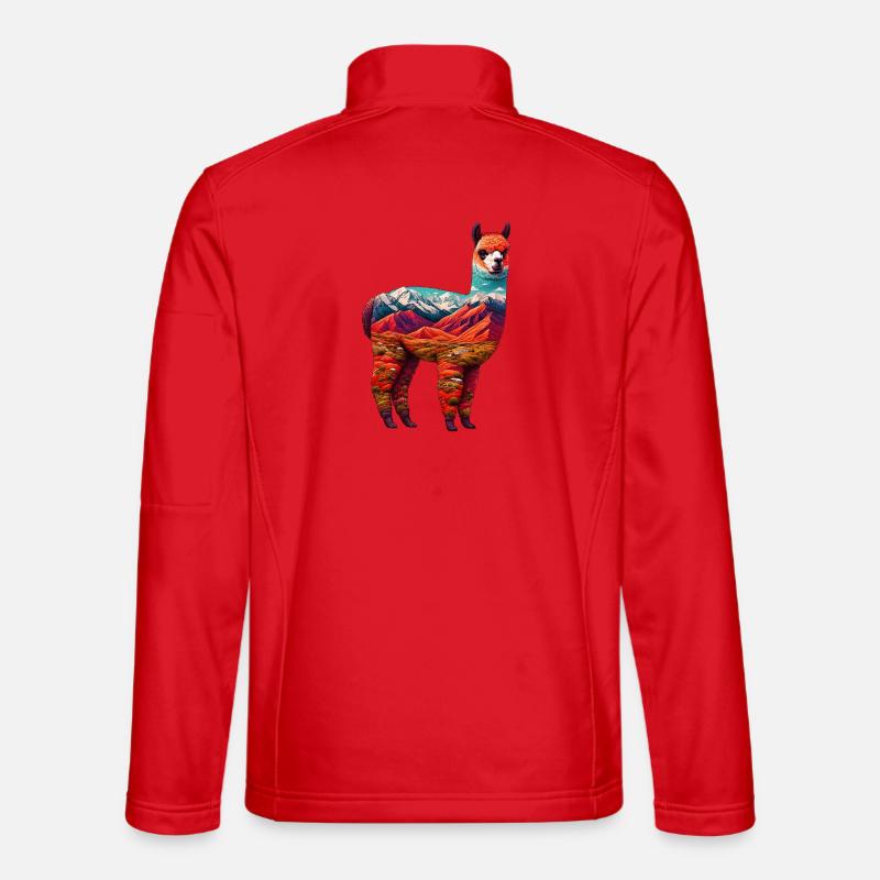 Alpaka - Unisex Softshelljacke - Rot