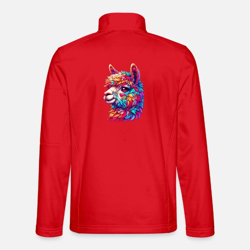 Alpaka - Unisex Softshelljacke - Rot