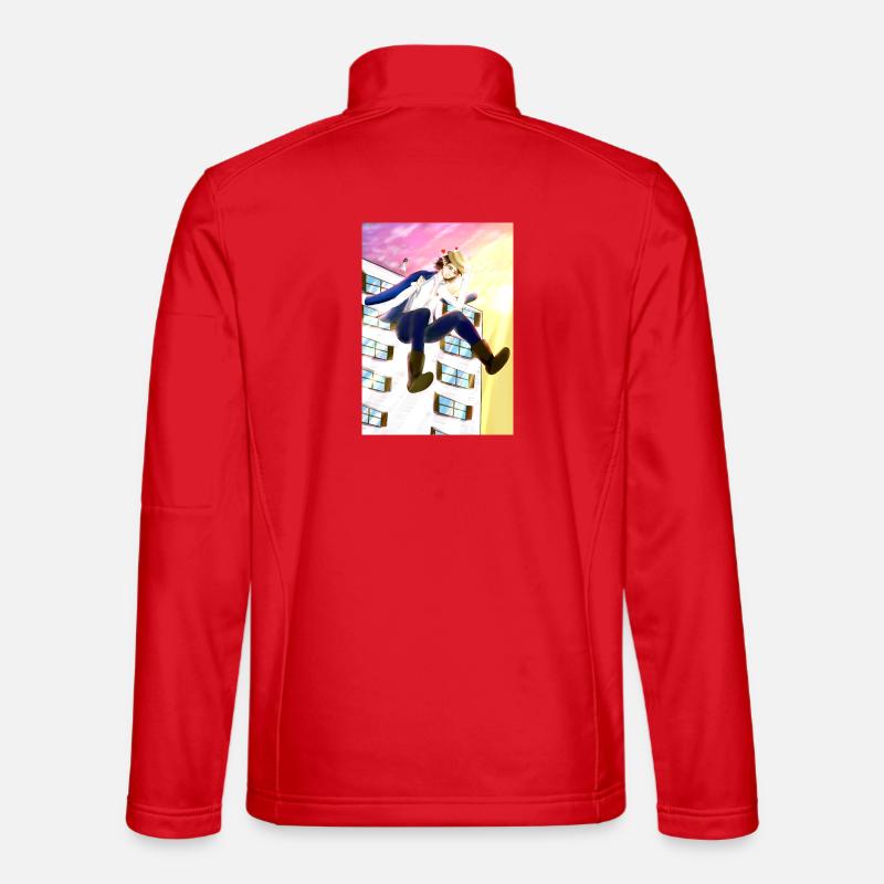 Liebe - Unisex Softshelljacke - Rot