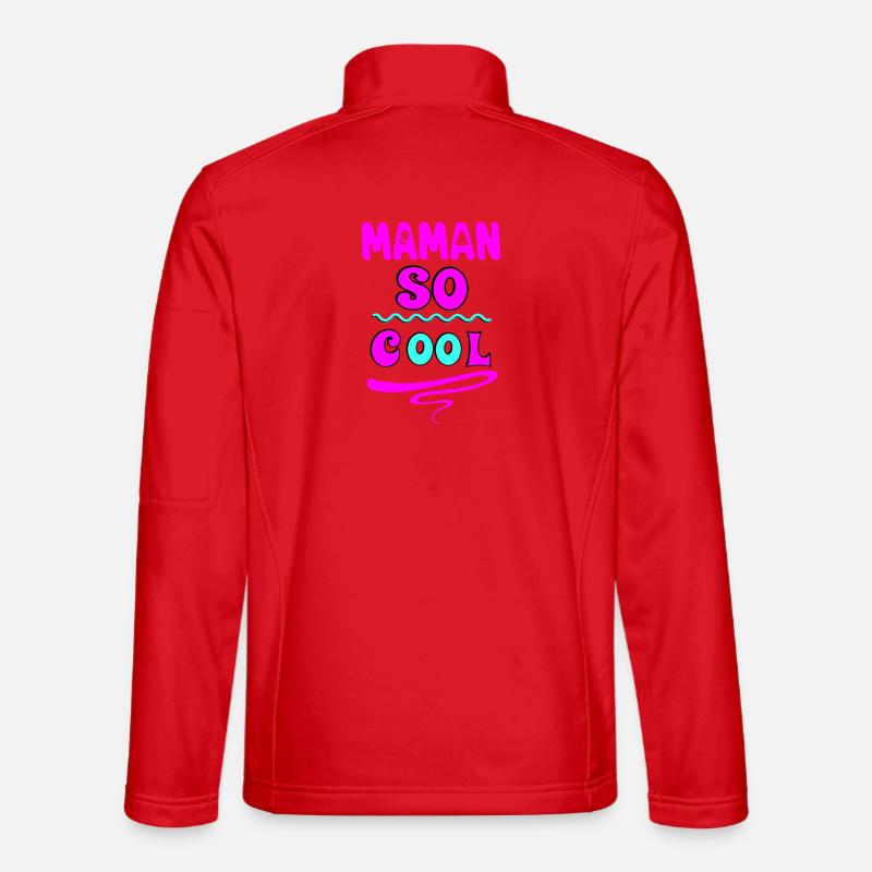 Coole Mama - Unisex Softshelljacke - Rot