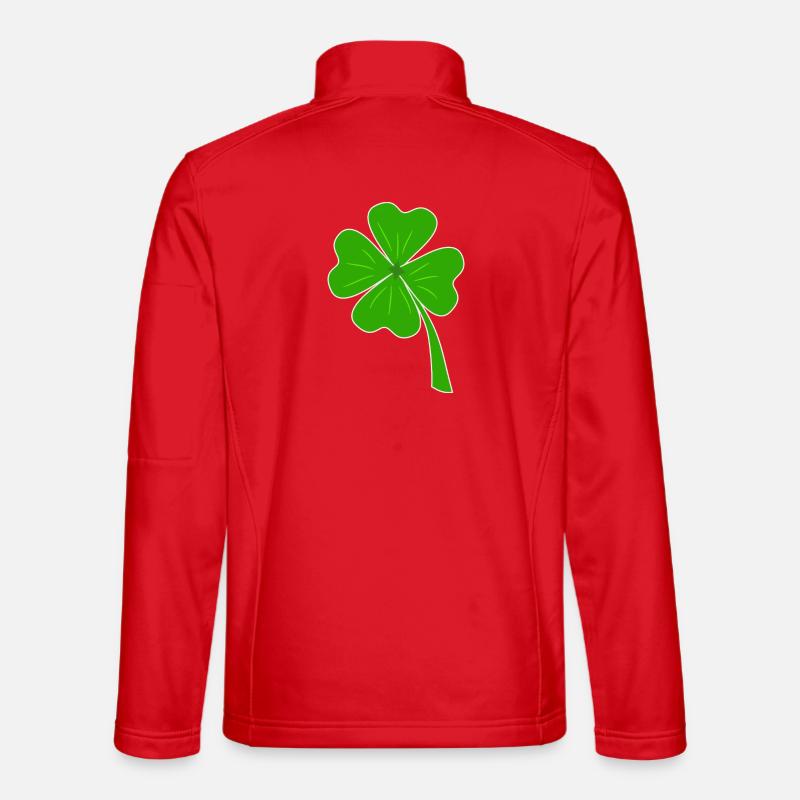 Cloverleaf - Unisex Softshell Jacket - red